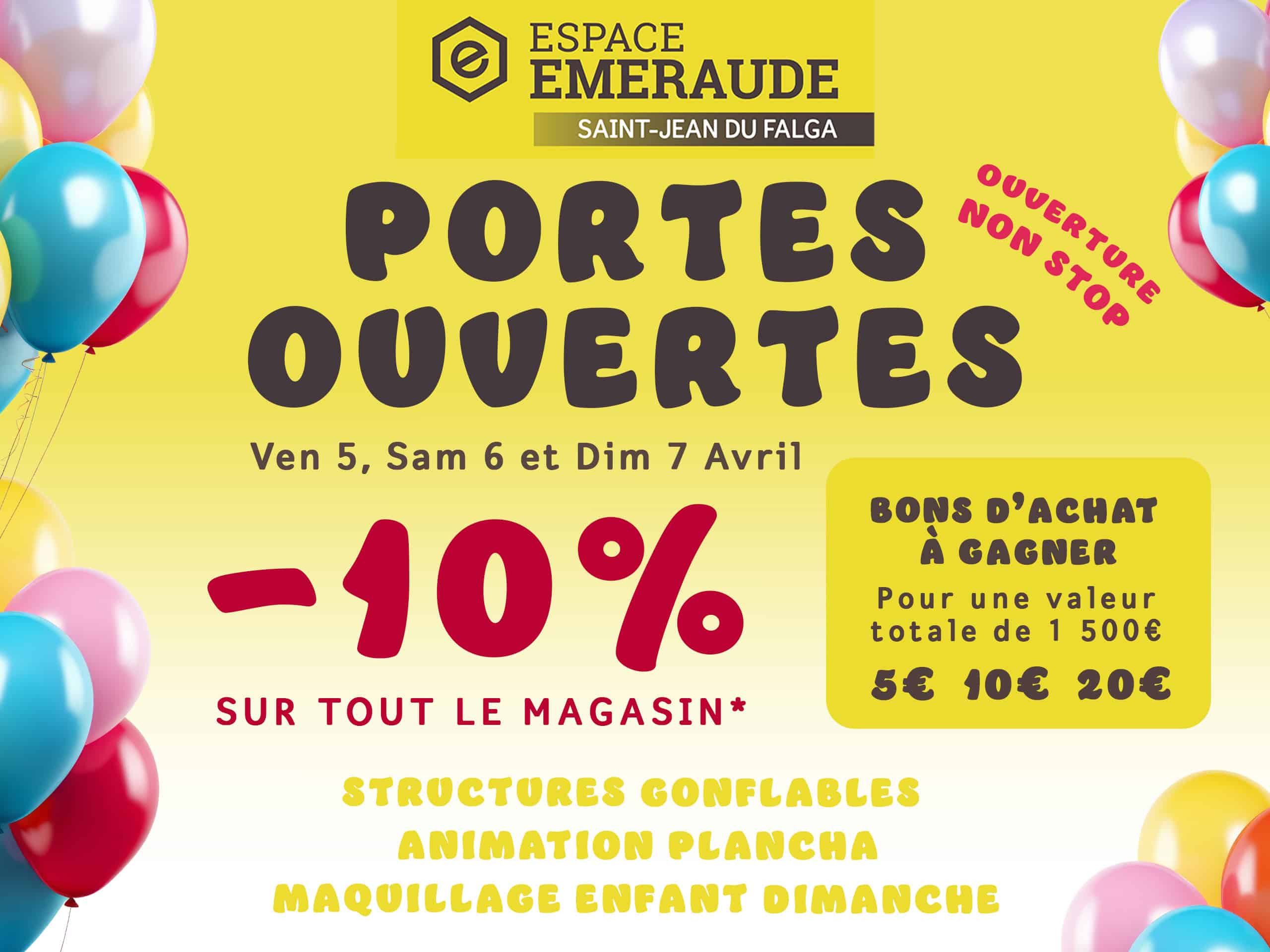 Journées portes ouvertes Ets Marchand Espace Emeraude