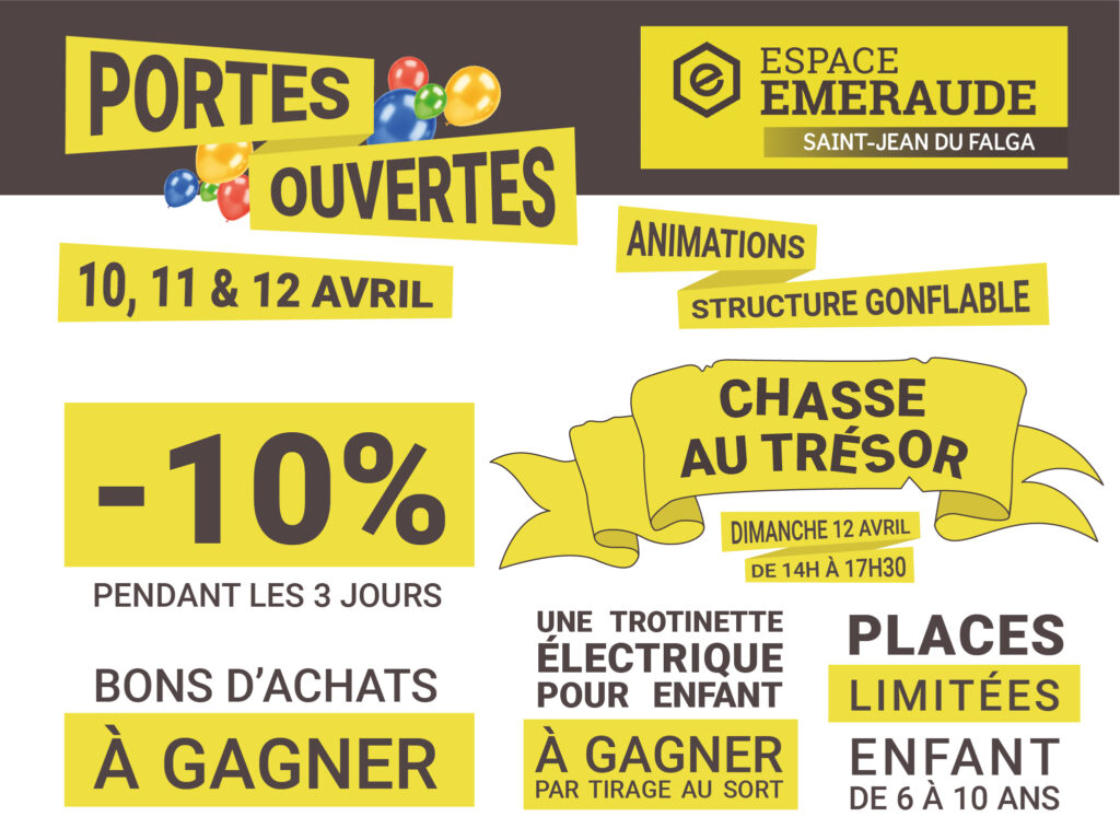 Journée portes ouvertes Espace Emeraude 2026