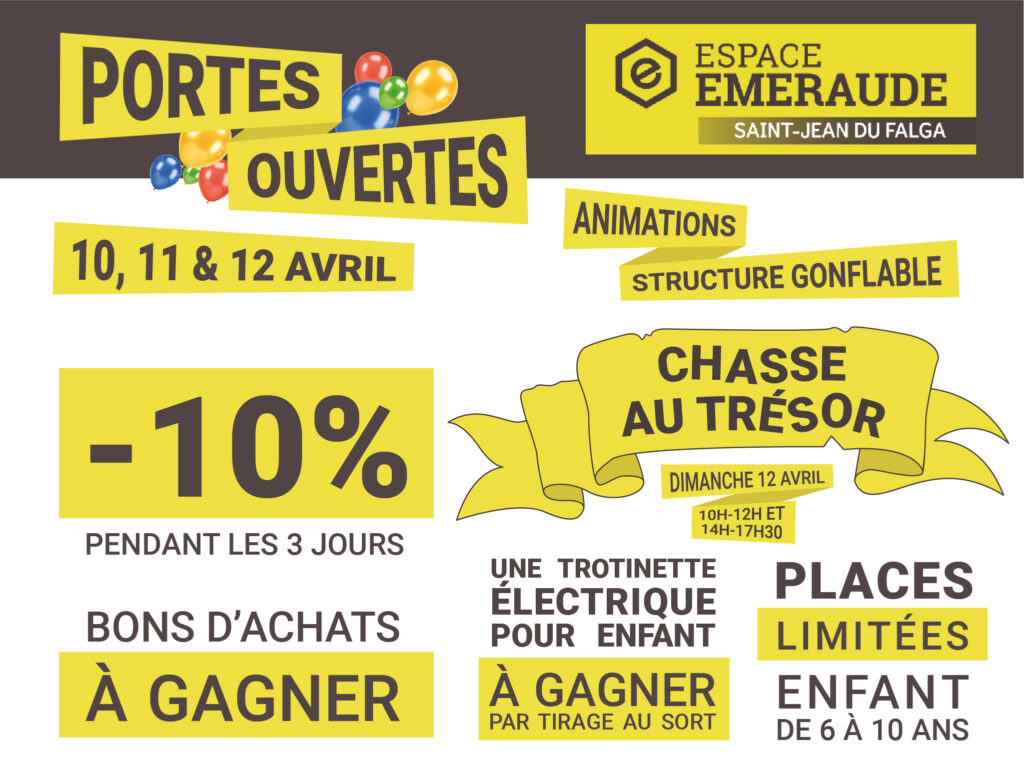Journée portes ouvertes Espace Emeraude 2026